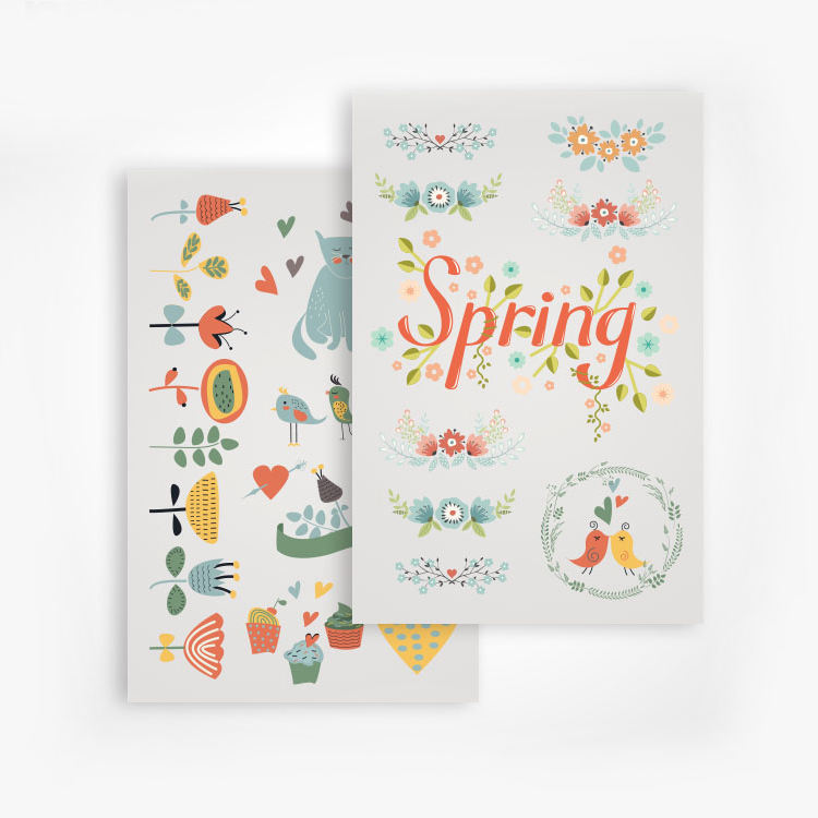 Rub on Transfer Stickers